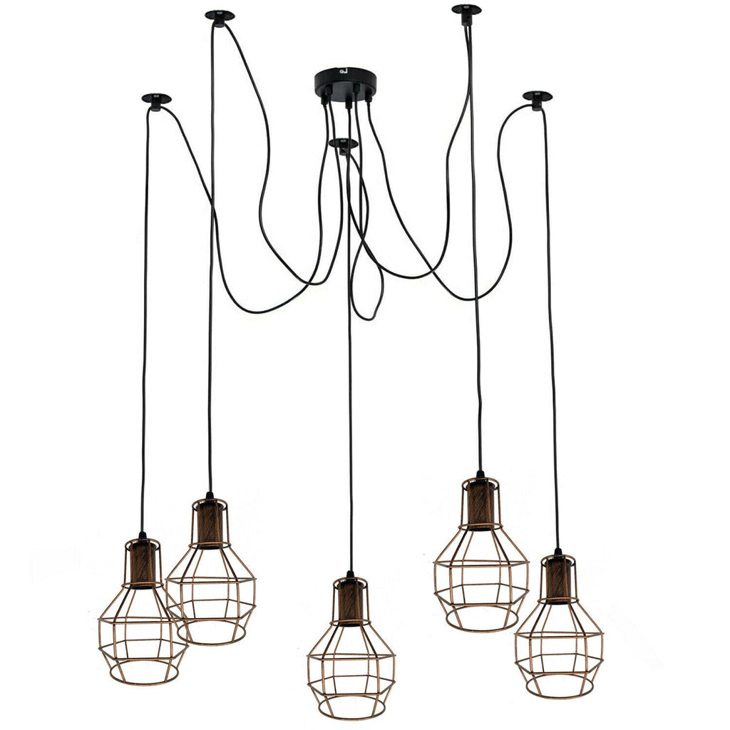 Spider Light Fixture Adjustable E27 Retro Ceiling Light~1590