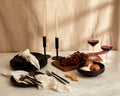 London Black Cutlery Set – 16 or 24 Piece Stainless Steel Matte Flatware