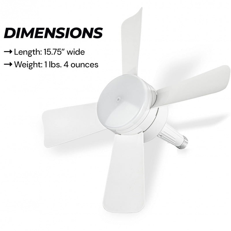 Light Socket Fan