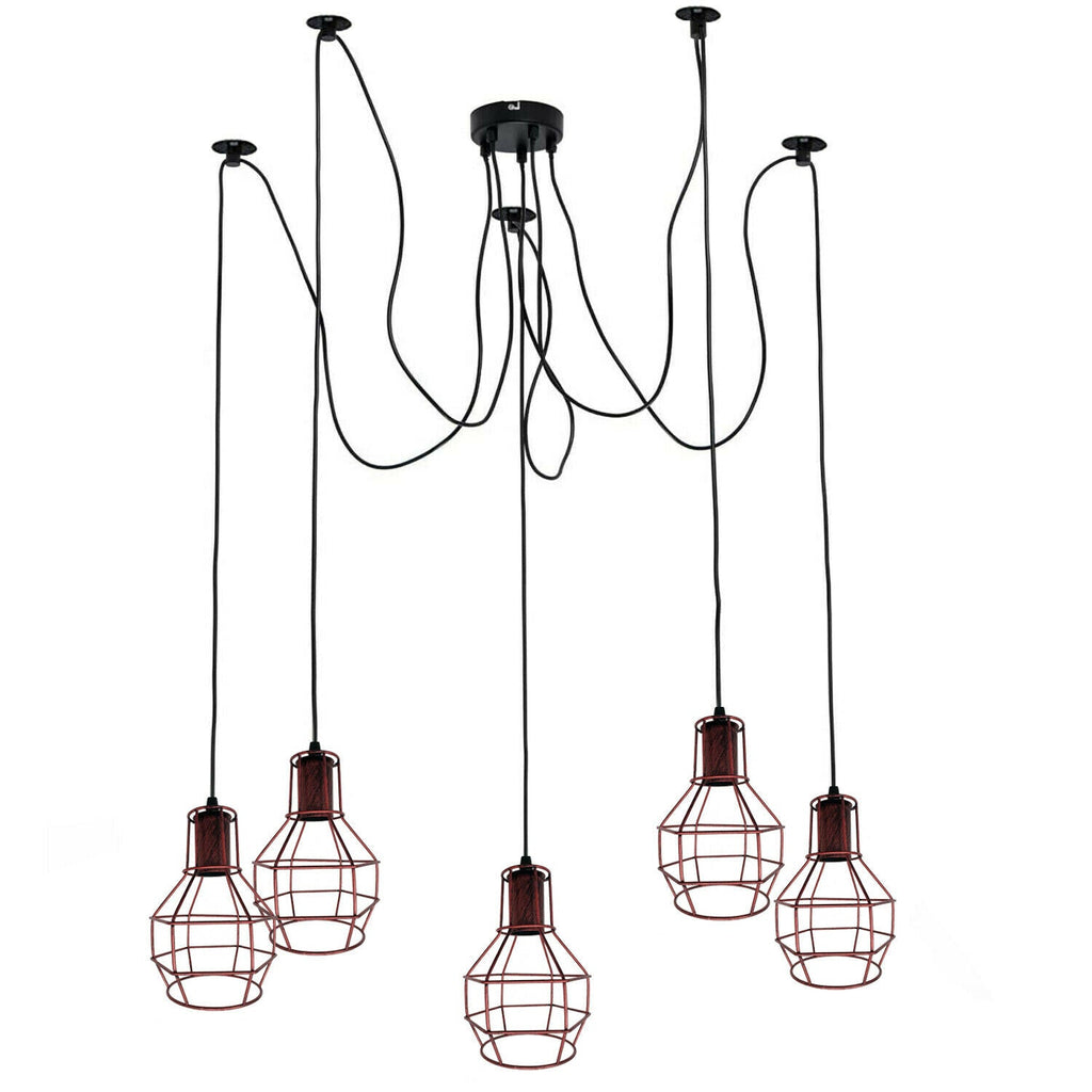 Spider Light Fixture Adjustable E27 Retro Ceiling Light~1590